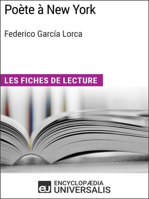 cover image of Poète à New York de Federico García Lorca
